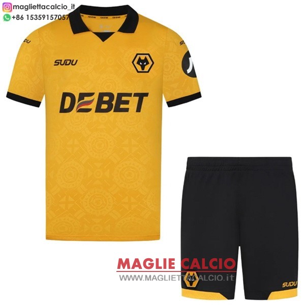 nuova prima divisione magliette wolves set completo uomo 2025-2026