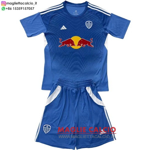 portiere divisione magliette leeds united set completo uomo 2025-2026 blu