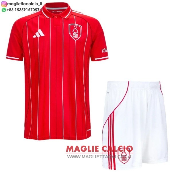 nuova prima magliette nottingham forest set completo uomo 2025-2026