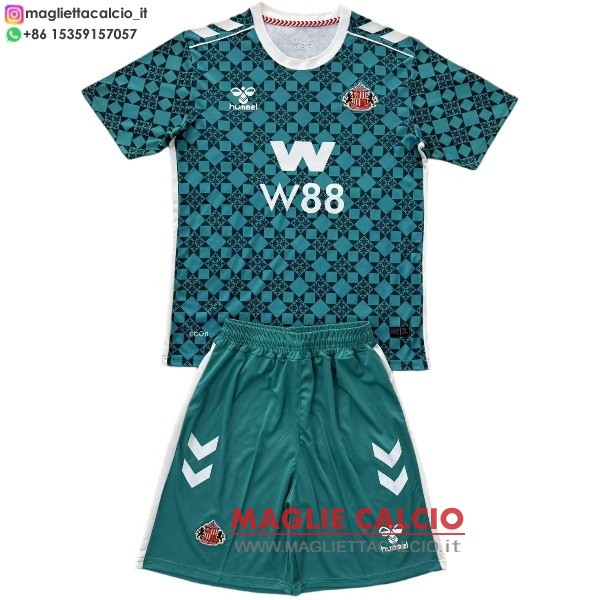 nuova portiere divisione magliette Sunderland set completo uomo 2025-2026 verde