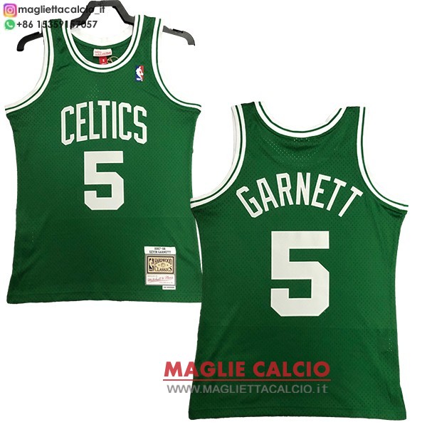 nba Retro magliette Boston Celtics #5