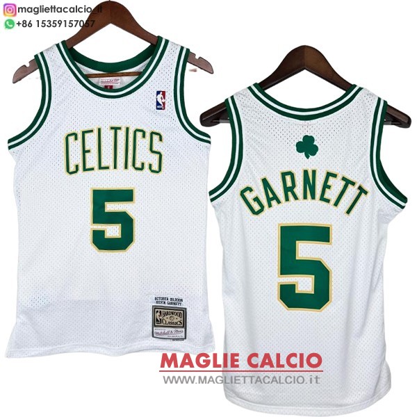 nba Retro magliette Boston Celtics#5