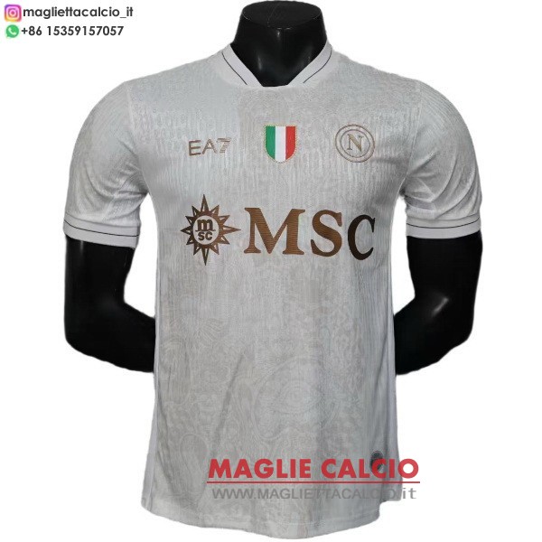 nuova seconda giocatori divisione magliette napoli 2025-2026 blu