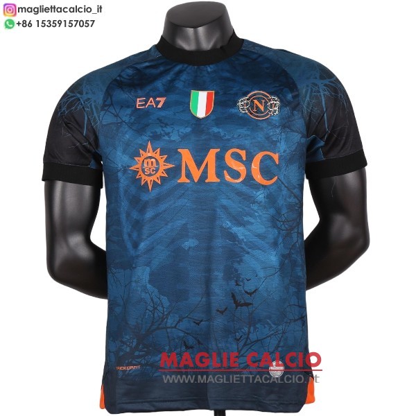 nuova speciale giocatori divisione magliette napoli 2025-2026 blu