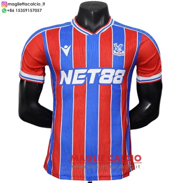 nuova prima giocatori divisione magliette crystal palace 2025-2026