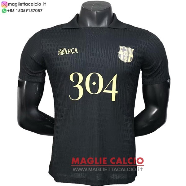 nuova speciale giocatori divisione magliette barcellona 2025-2026 nero giallo
