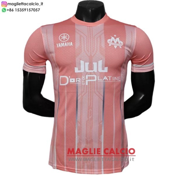 nuova speciale giocatori divisione magliette marseille 2025-2026 rosa