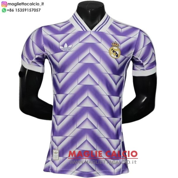 nuova speciale giocatori divisione magliette real madrid 2025-2026 purpureo IIII bianco