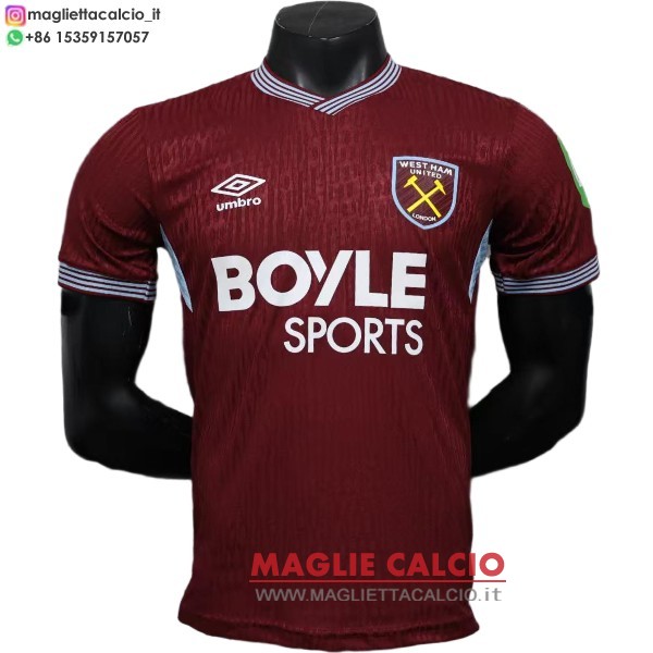 thailandia nuova prima giocatori divisione magliette west ham 2025-2026