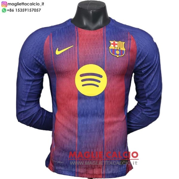 nuova prima ML giocatori divisione magliette barcellona 2024-2025