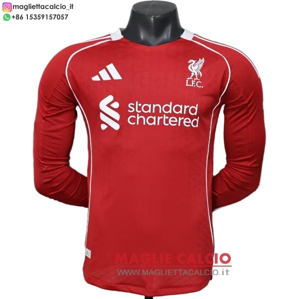 nuova prima ML giocatori divisione magliette liverpool 2025-2026