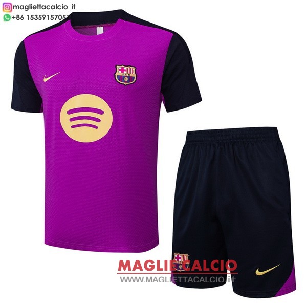 nuova formazione set completo divisione magliette barcelona 2025-2026 purpureo blu