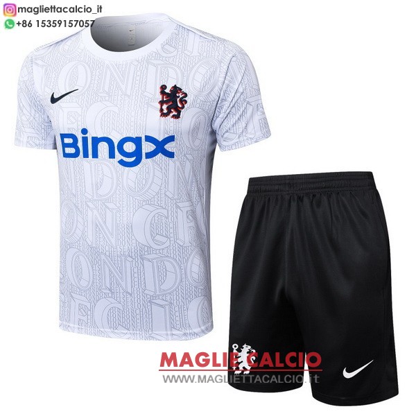 nuova formazione set completo magliette chelsea 2025-2026 bianco blu nero