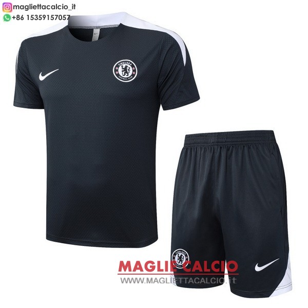 nuova formazione set completo magliette chelsea 2025-2026 grigio bianco