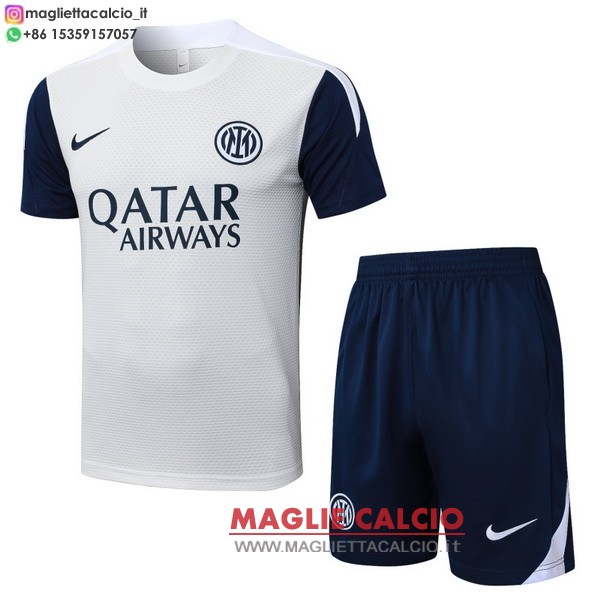 nuova formazione set completo divisione magliette inter milan 2025-2026 bianco I blu