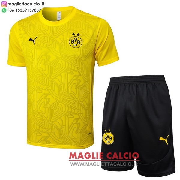 nuova formazione divisione magliette borussia dortmund 2024-2025 giallo I nero
