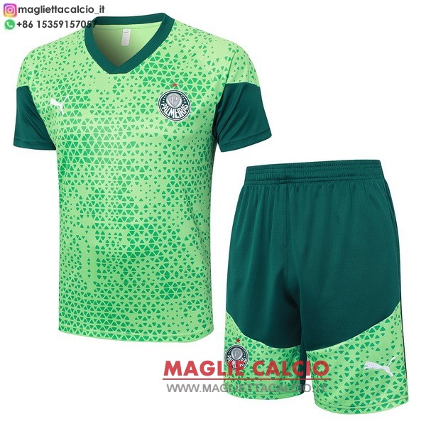 nuova formazione divisione magliette set completo palmeiras 2025-2026 verde