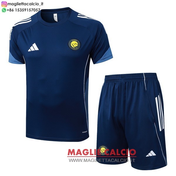 nuova formazione set completo divisione magliette al nassr 2025-2026 blu navy