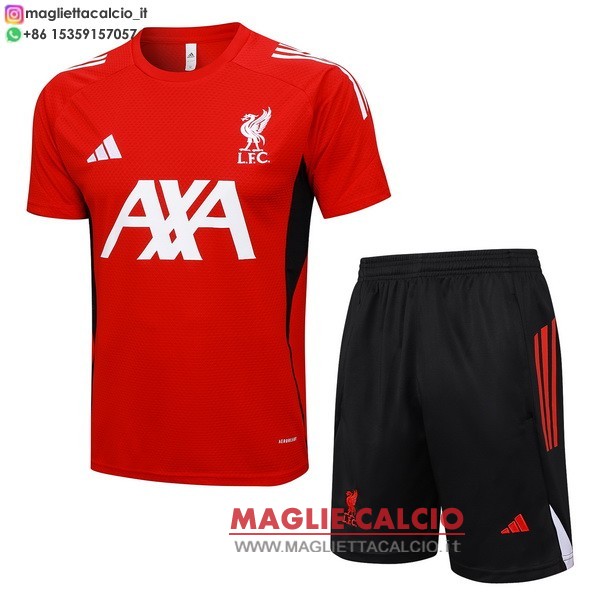 nuova formazione magliette set completo liverpool 2025-2026 rosso bianco nero