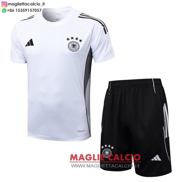 nuova formazione set completo divisione magliette germania 2025 bianco nero