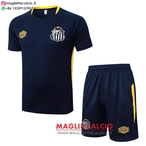 nuova formazione divisione magliette set completo Santos 2025-2026 blu