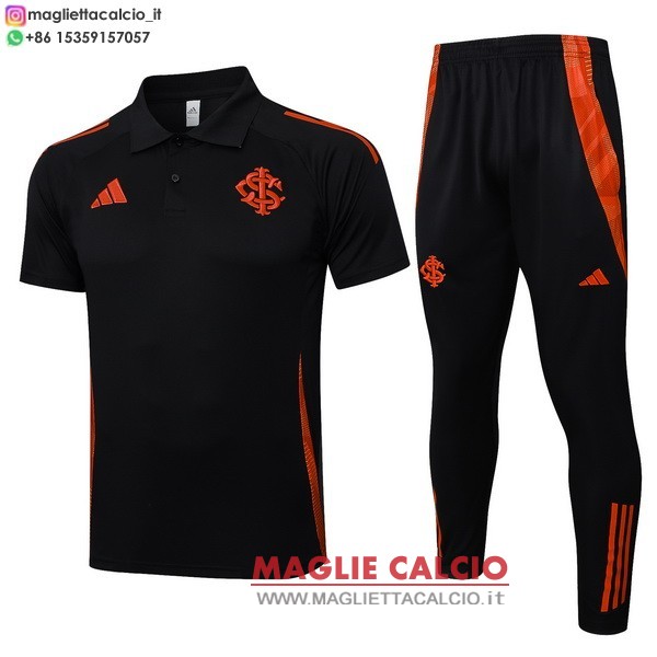 polo set completo maglia internacional 2025-2026 nero