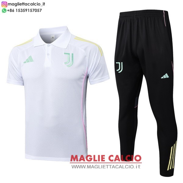 juventus bianco I nero magliette polo set completo nuova 2025-2026