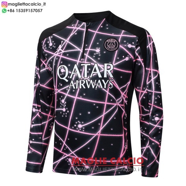 nuova paris saint germain blu navy I rosso felpa da allenamento 2025-2026