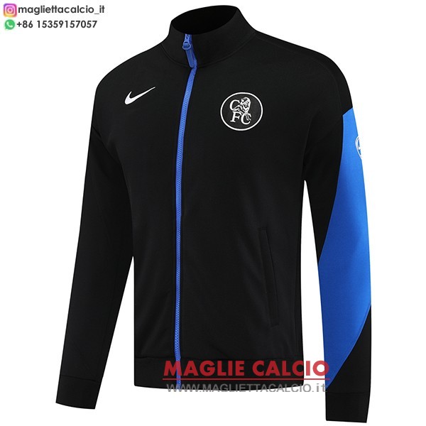 nuova chelsea nero blu giacca lunga zip 2025-2026