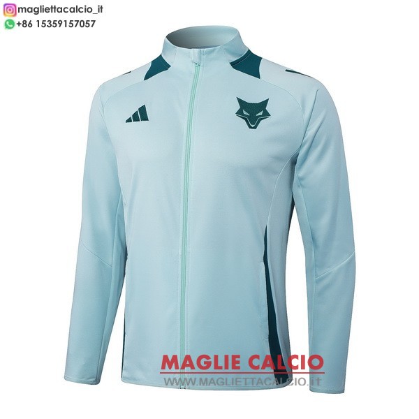 nuova cruzeiro verde purpureo giacca lunga zip 2025-2026