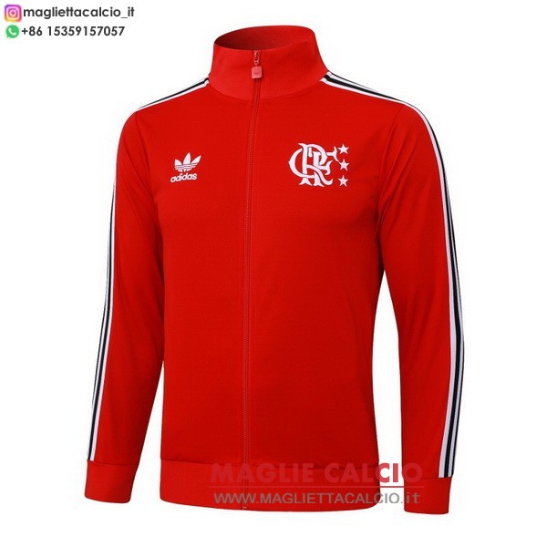 nuova flamengo rosso giacca lunga zip 2025-2026