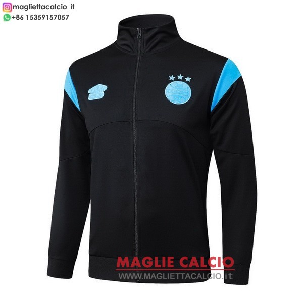 nuova gremio nero giacca lunga zip 2025-2026