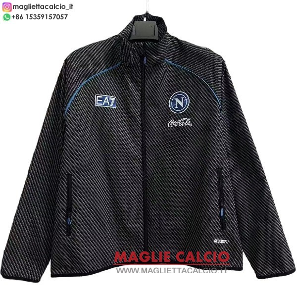 nuova napoli nero giacca a vento 2025-2026