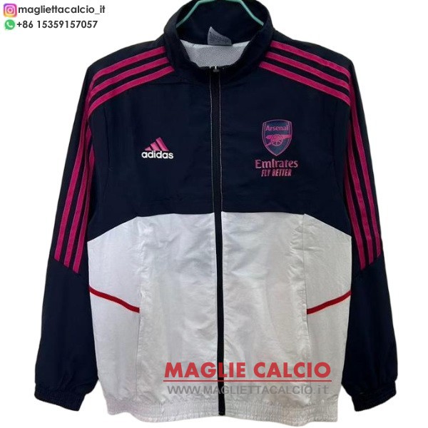 nuova arsenal blu bianco rosa giacca a vento 2025-2026