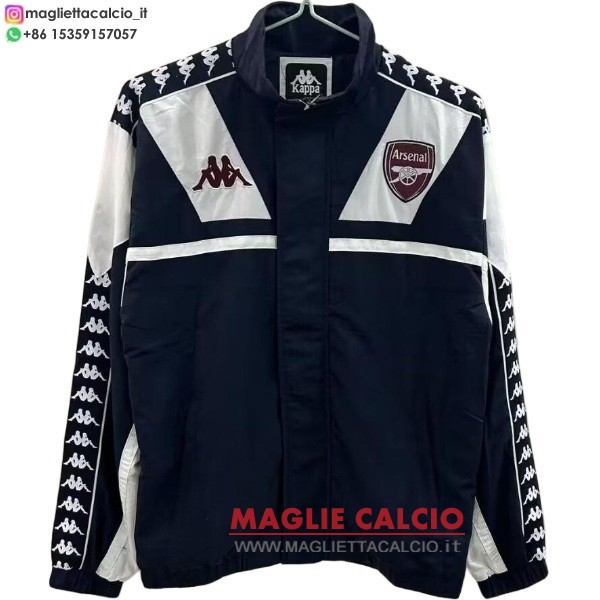 nuova arsenal blu navy bianco giacca a vento 2025-2026
