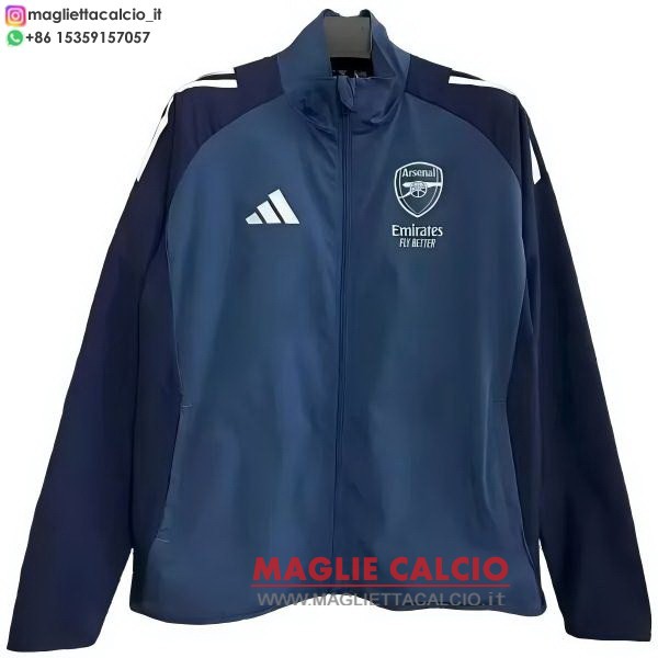 nuova arsenal verde navy giacca a vento 2025-2026