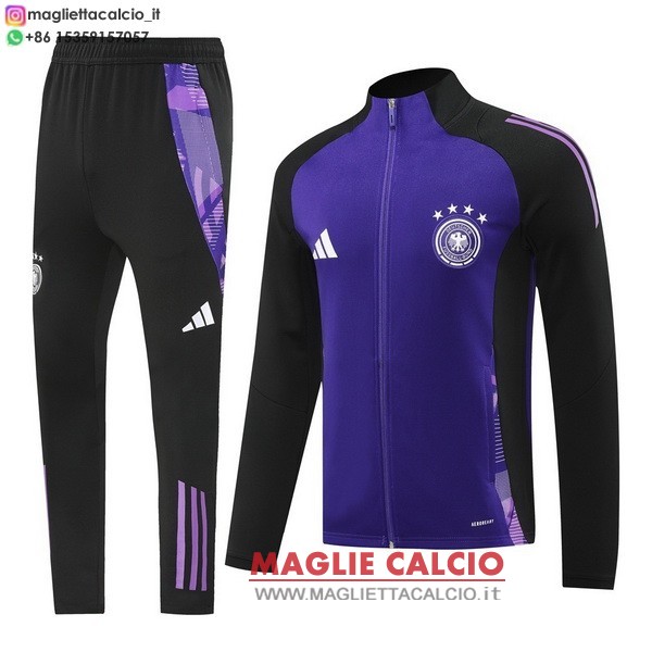 nuova germania insieme completo purpureo nero giacca lunga zip 2025