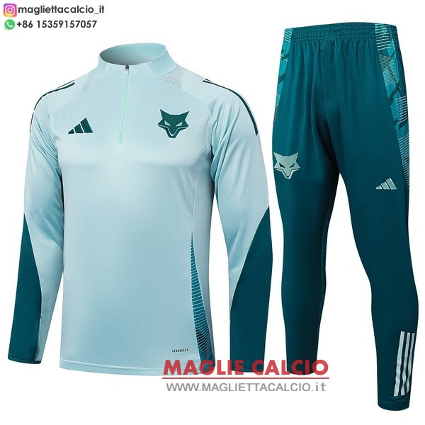 nuova cruzeiro insieme completo verde felpa da allenamento 2025-2026
