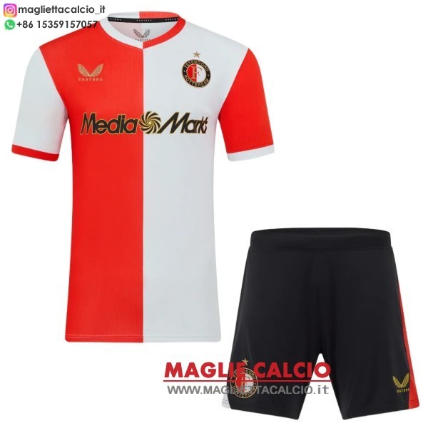 nuova prima magliette feyenoord rotterdam bambino 2025-2026