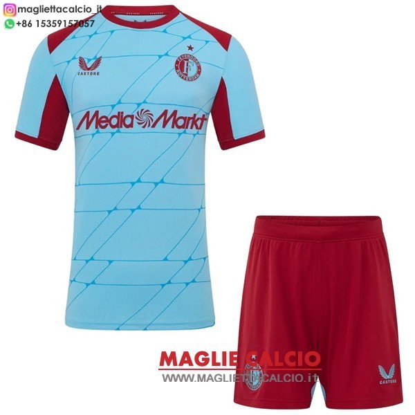 nuova terza magliette feyenoord rotterdam bambino 2025-2026
