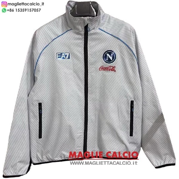 nuova napoli grigio giacca a vento 2025-2026