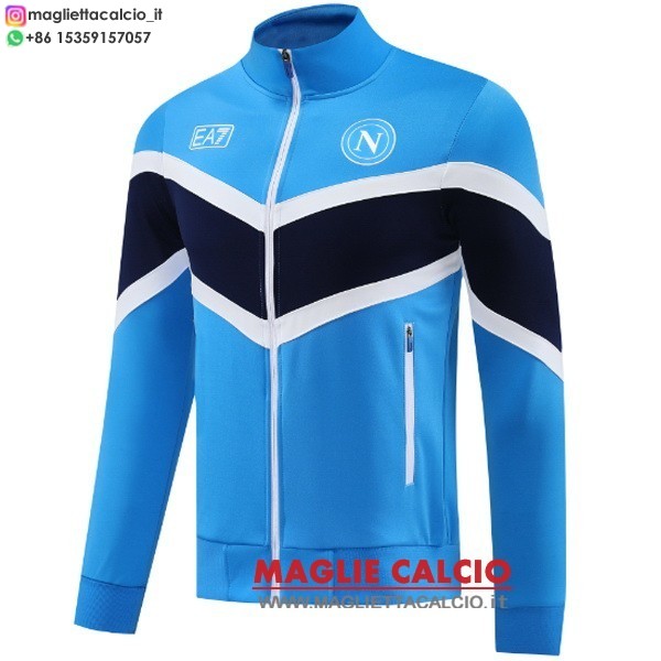 nuova napoli blu II nero giacca lunga zip 2025-2026