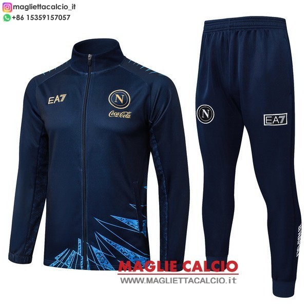 nuova napoli insieme completo blu II navy giacca lunga zip 2025-2026