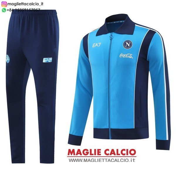 nuova napoli insieme completo I blu giacca lunga zip 2025-2026