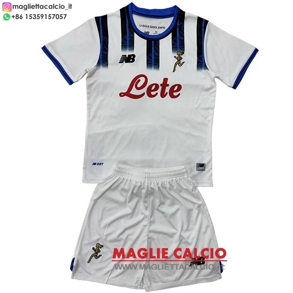 nuova Seconda magliette atalanta bc set completo bambino 2025-2026