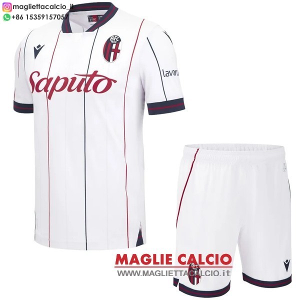 nuova seconda magliette bologna set completo bambino 2025-2026