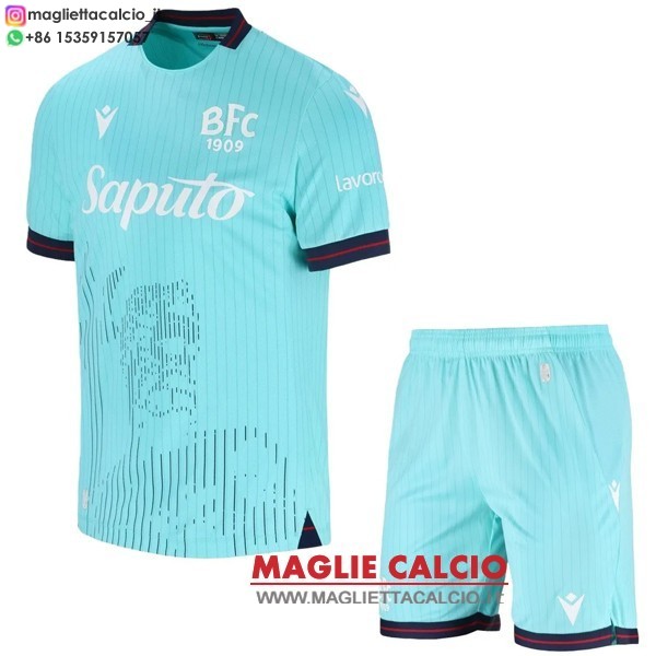 nuova terza magliette bologna set completo bambino 2025-2026