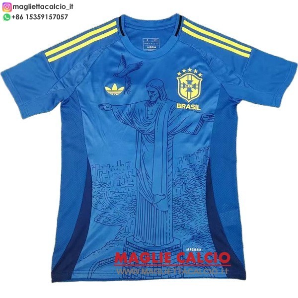 thailandia speciale magliette nazionale brasile 2026 blu i giallo