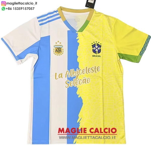 thailandia speciale magliette nazionale brasile 2026 blu ii giallo