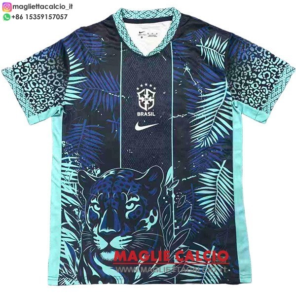 thailandia speciale magliette nazionale brasile 2026 Blu Verde